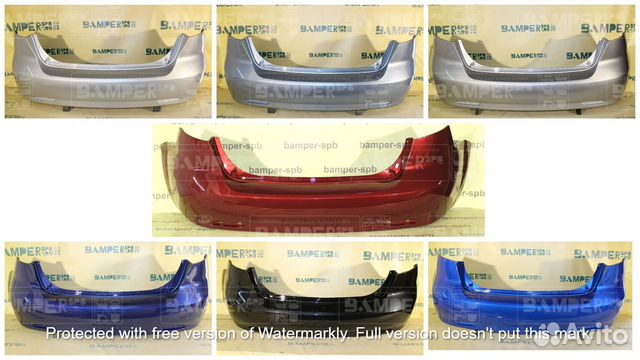 Задний бампер Chevrolet Lacetti hatchback