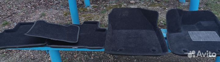 Коврики текстильные с бортиками