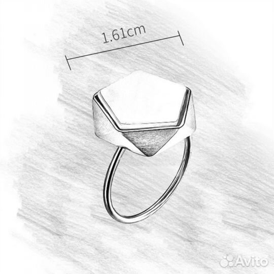 Новое серебряное кольцо Talant