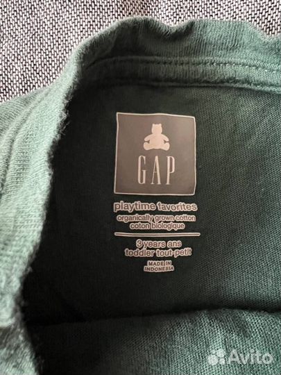 Детская одежда лонгслив GAP 3 года