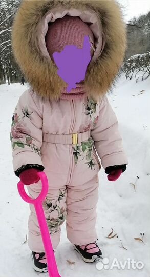 Зимний комбинезон для девочки