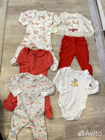 Одежда для девочки пакетом 68-74