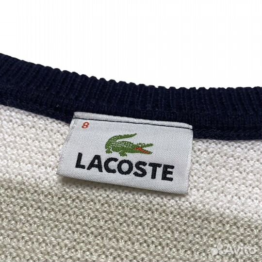 Винтажный свитер / джемпер Lacoste оригинал