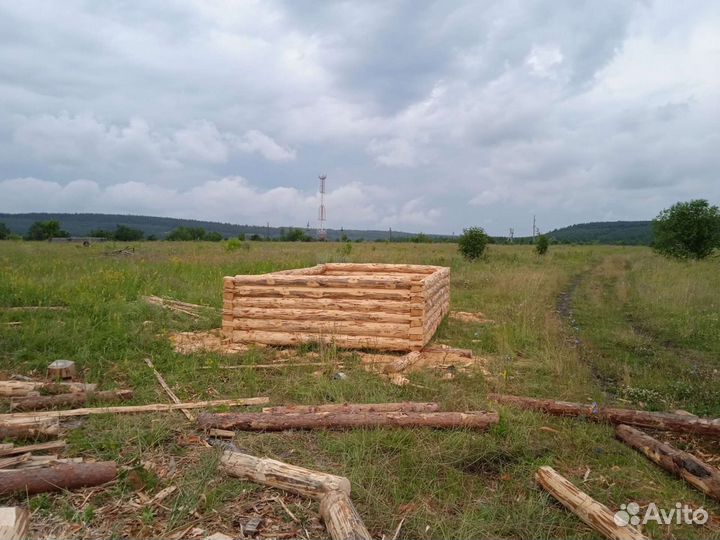 Сруб бани,дома,беседки