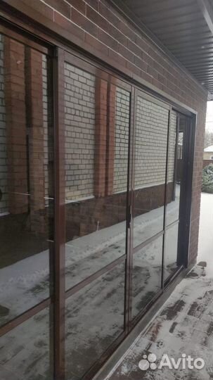 Алюминиевые теплые и холодные двери