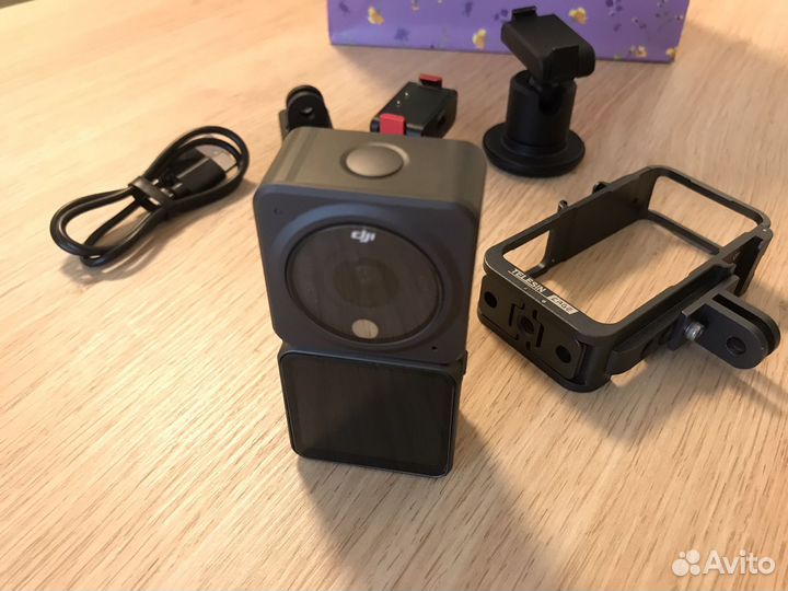 DJI Action 2 + telesin Metal Frame Cage