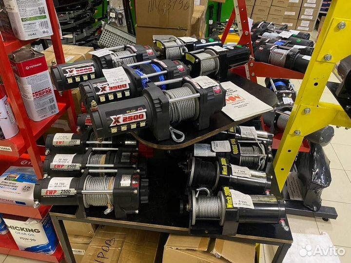 Лебедка Electric Winch 3500 lbs стальной трос