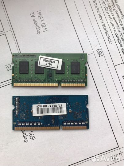 Оперативная память Hynix ddr3l 2 gb sodimm