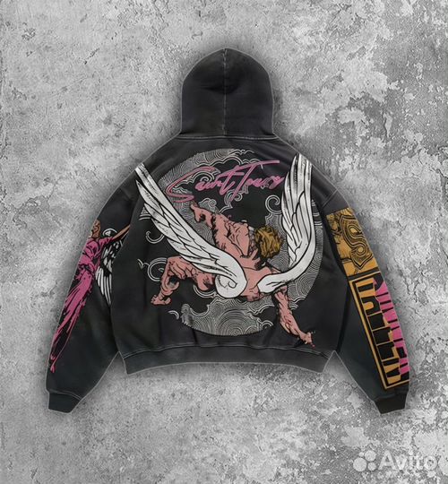 Худи Harajuku Gothic dark Angel y2k