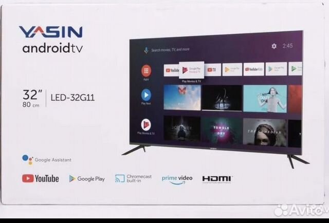 Телевизор SMART tv Yasin 32,43,50,55,65.75опт/роз