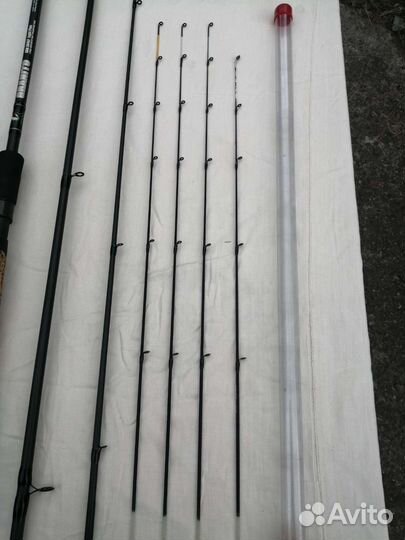 Фидерное удилище с катушкой