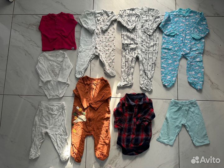 Вещи пакетом на малыша