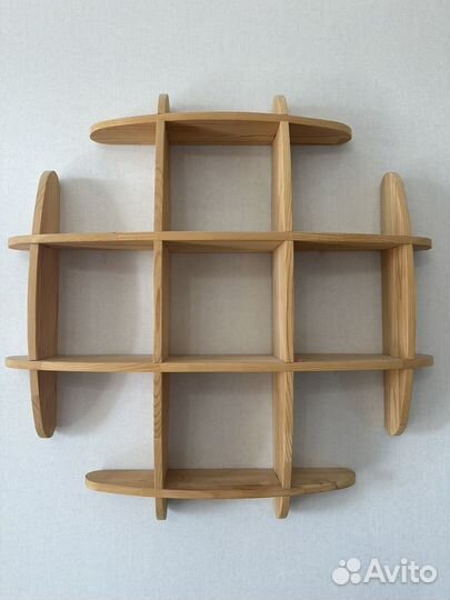 Полка настенная деревянная