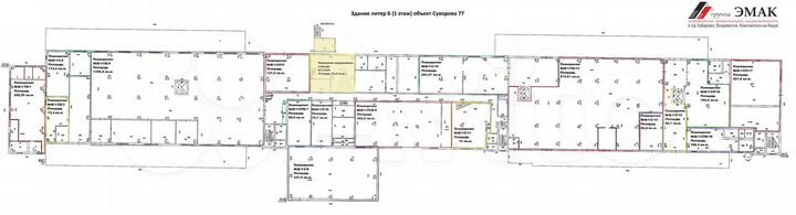 Склад, производство. Суворова 77, 113.4 м²