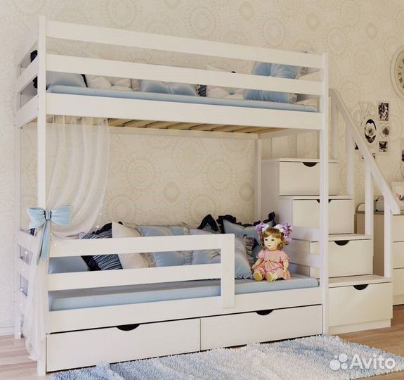 Двухъярусная кровать для детей