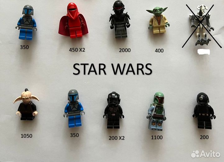 Lego star wars/marvel/DC минифигурки minifigures