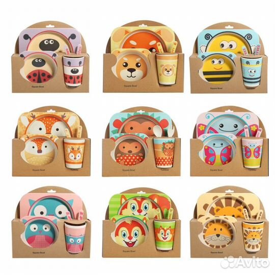 Посуда из бамбука