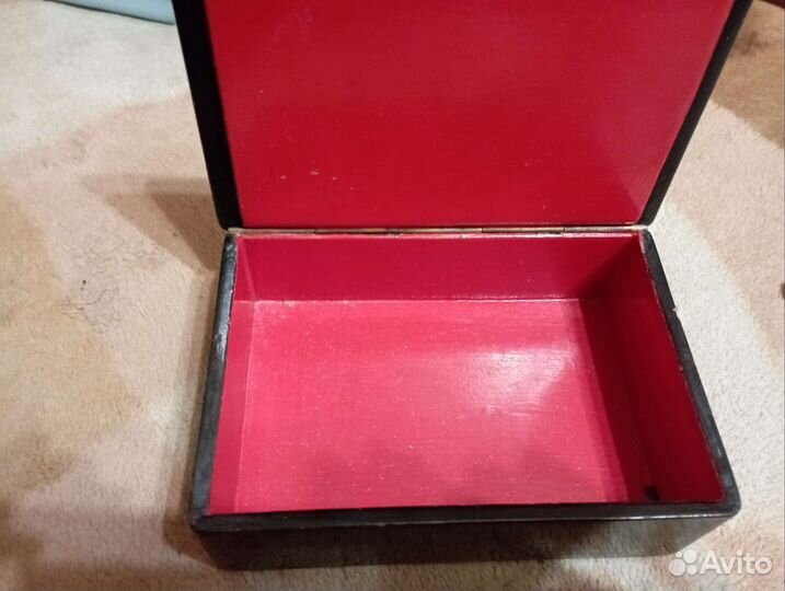 Шкатулка СССР, дерево, 