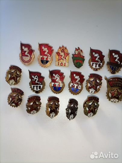 Коллекция знаков гто