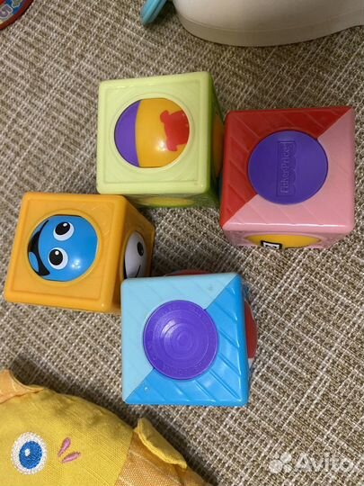 Брендовые игрушки Fisher Price, Chicco, бизиборд