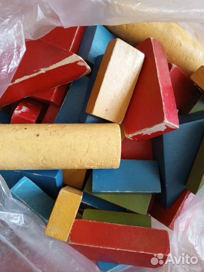 Кубики деревянные СССР