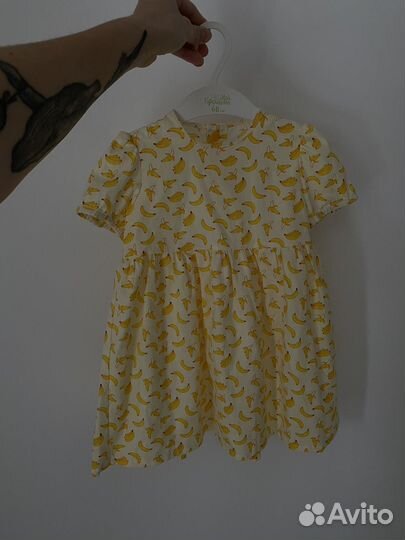 Платье и кофточка для девочки 80-86 см