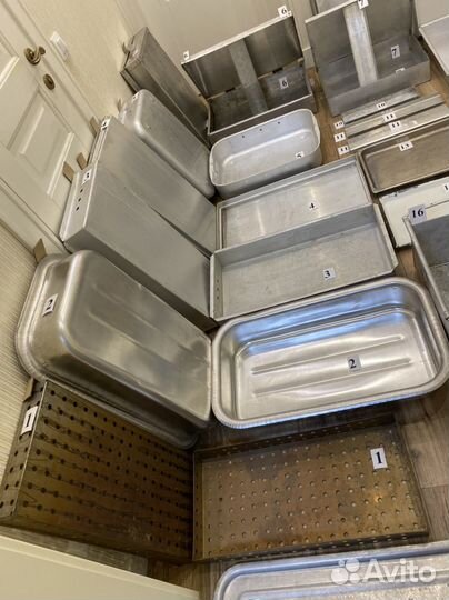 Контейнер (лоток) алюминиевый б/у СССР