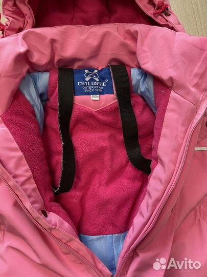 Зимний комбинезон для девочки 86