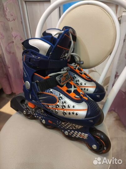 Роликовые коньки детские раздвижные