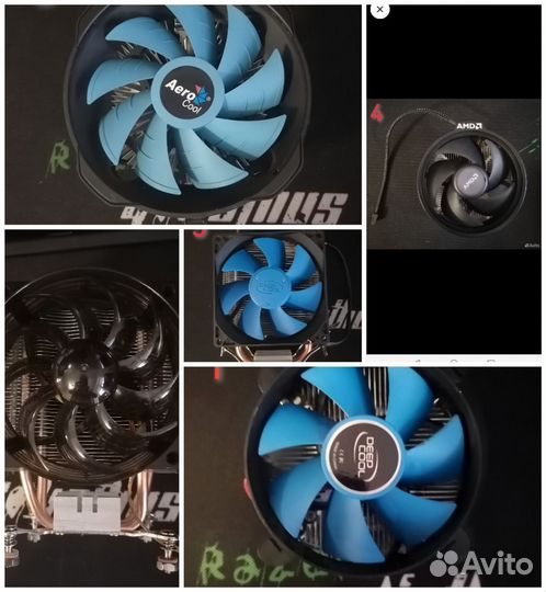 Разные кулеры для процессоров