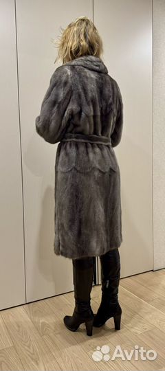 Шуба норковая с воротником
