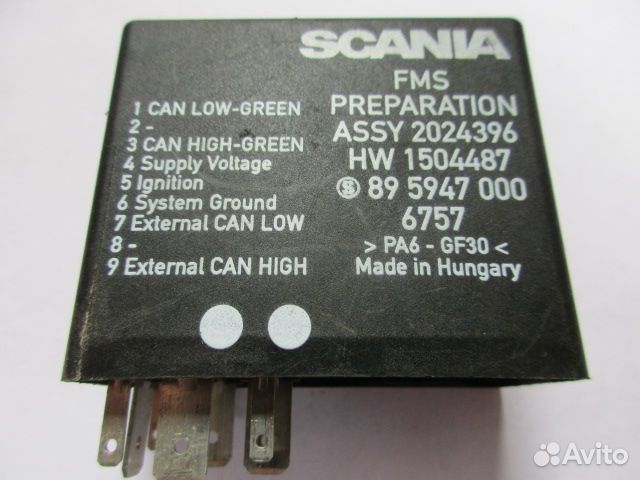 Реле Scania P, G, R series