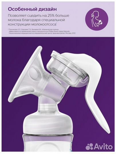 Молокоотсос philips avent ручной