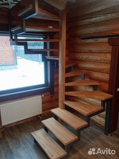 Лестница на второй этаж для дом