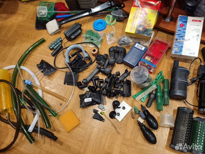 Аквариумная утварь, сачки, фильтры, расходники