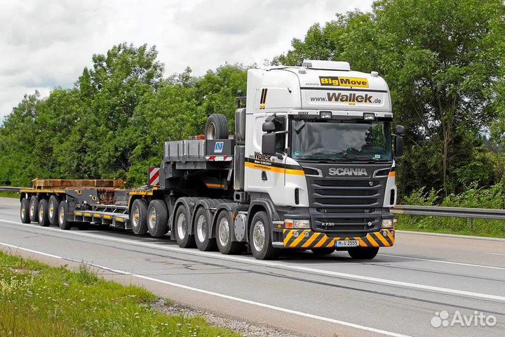 Водитель на трал для негабаритных перевозок