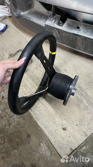 Руль momo с переходником под передний привод