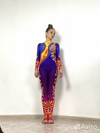 Воздушный комбинезон для гимнастики кольца полотен