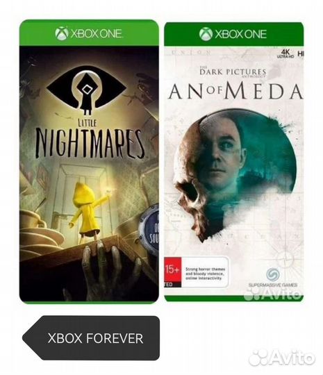 Little nightmares+man of medan xbox