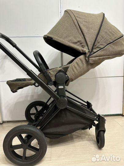 Коляска cybex 3 в 1 platinum desert khaki