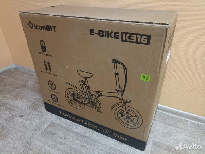 Электровелосипед Iconbit E-bike K316 (Новый)