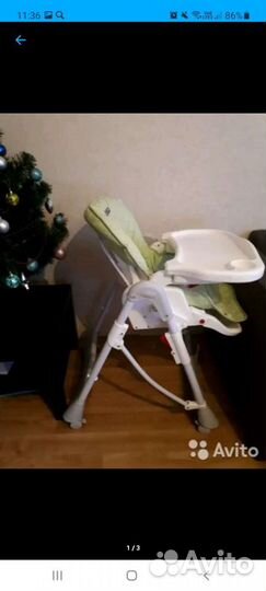 Детский стульчик для кормления babyton
