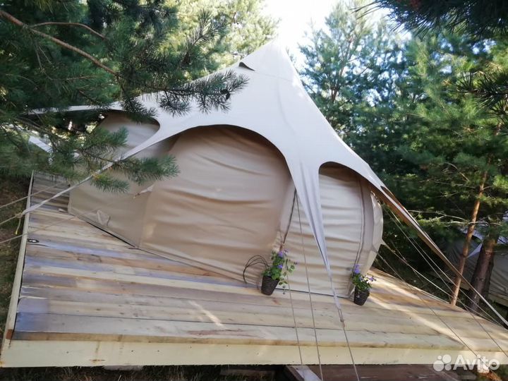 Глемпинг шатёр, палатка глэмпинг