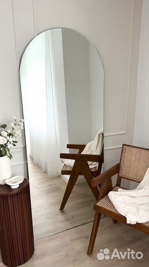 Зеркало настенное арочное без рамы