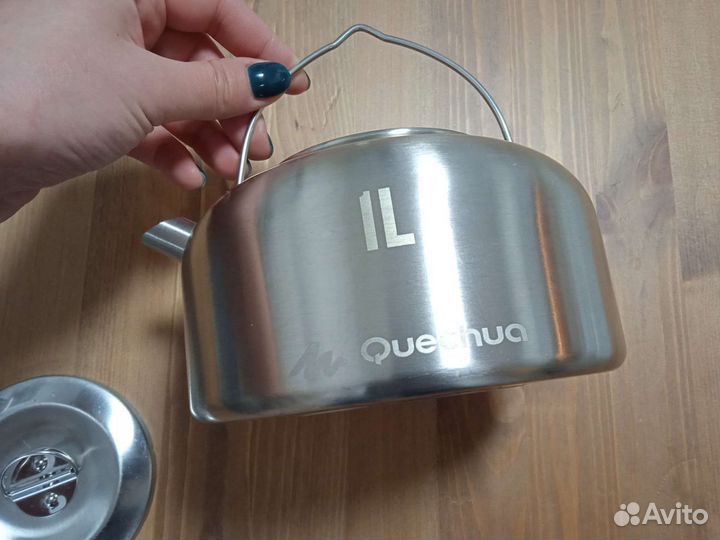 Чайник туристический decathlon, 1 л