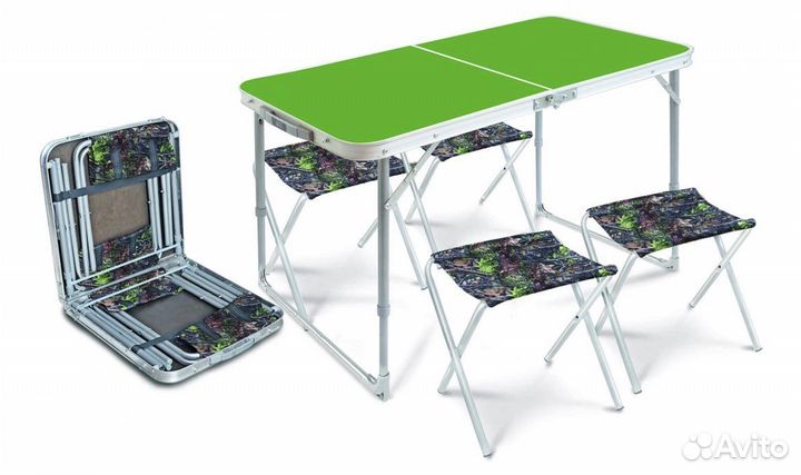 Комплект мебели походный (стол и 4 стула)