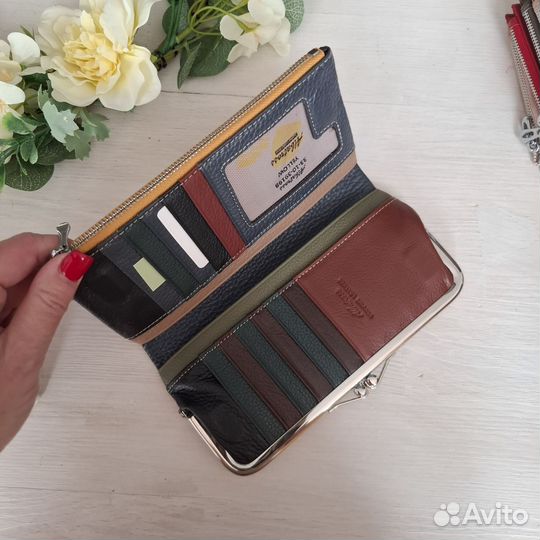Кошелек натуральная кожа