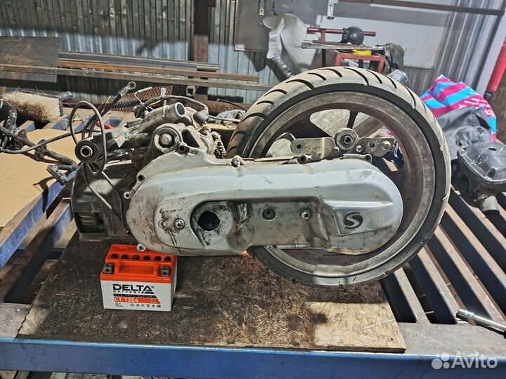 Двигатель на скутер 50 кубов 2т