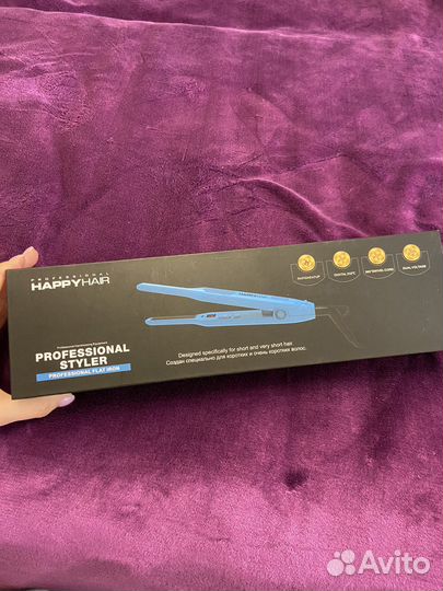 Утюжок HH Titanium узкие пластины 8 мм, титан