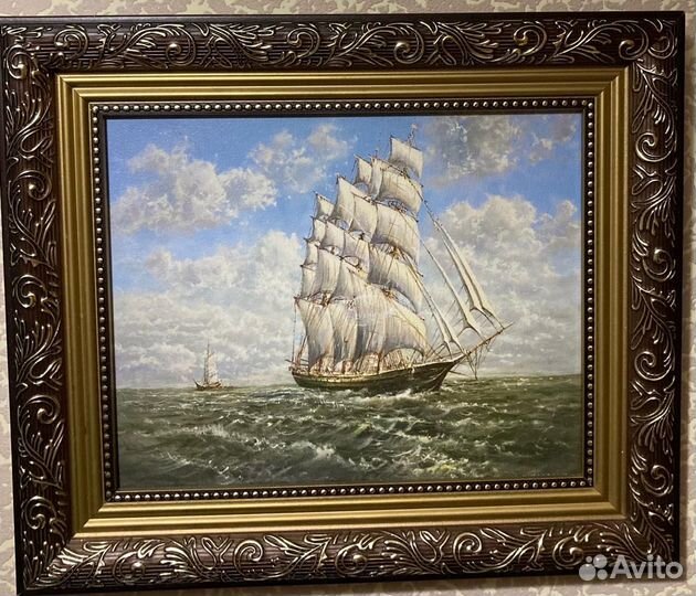 Картина в раме. Печать